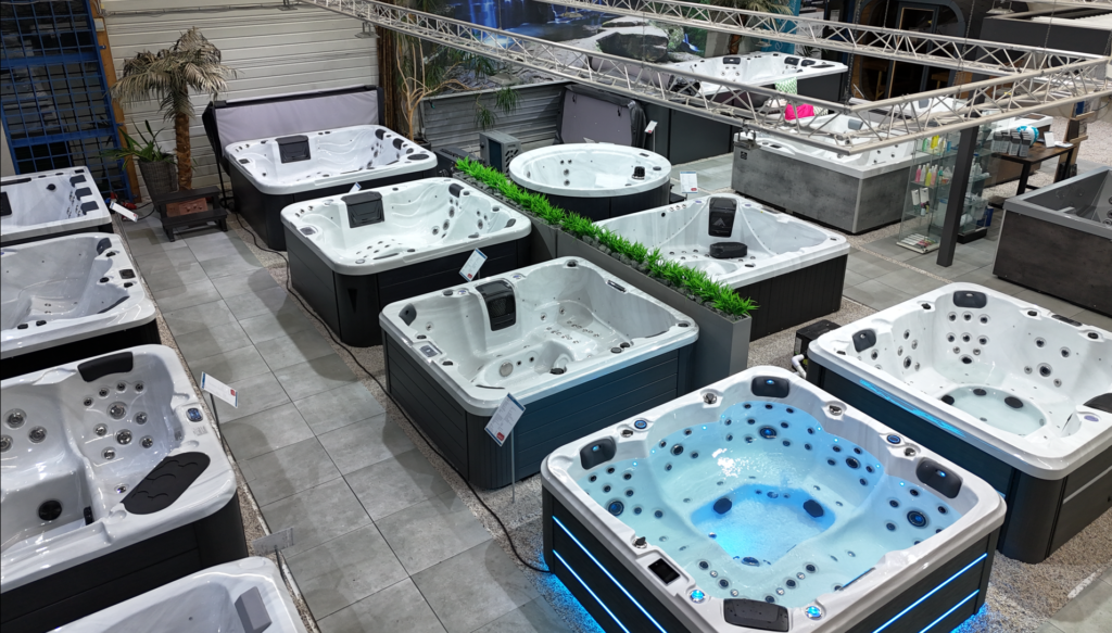Outdoor Whirlpool Showroom Perfect Spa perfect spa outdoor whirlpool showroom
