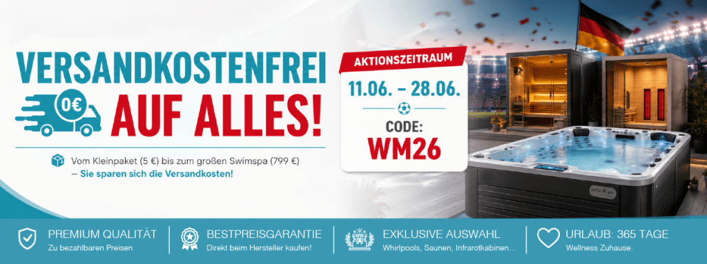 Versandkostenfrei Outdoor Whirlpool