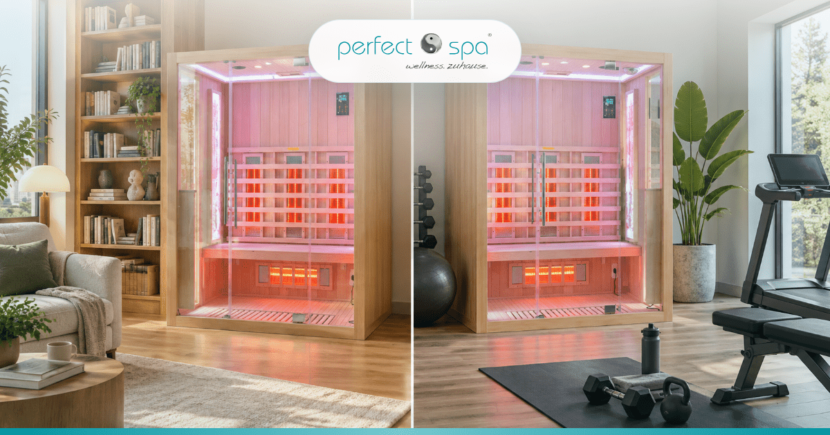 Infrarotkabine Rotterdam-M als Fertigmodell von Perfect Spa