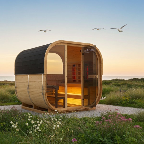 Outdoor Infrarot-Kombi-Sauna Borkum