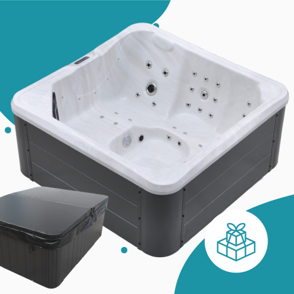 Aktion Outdoor Whirlpool Portland inkl. Thermoabdeckung