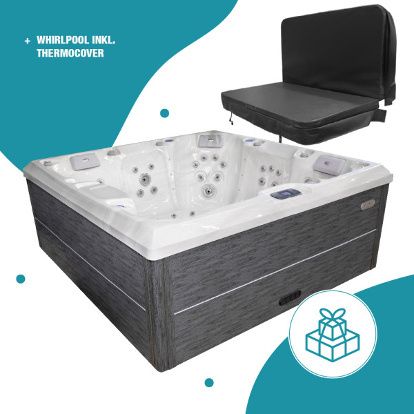 Aktionspaket Outdoor Whirlpool Houston inkl Thermoabdeckung