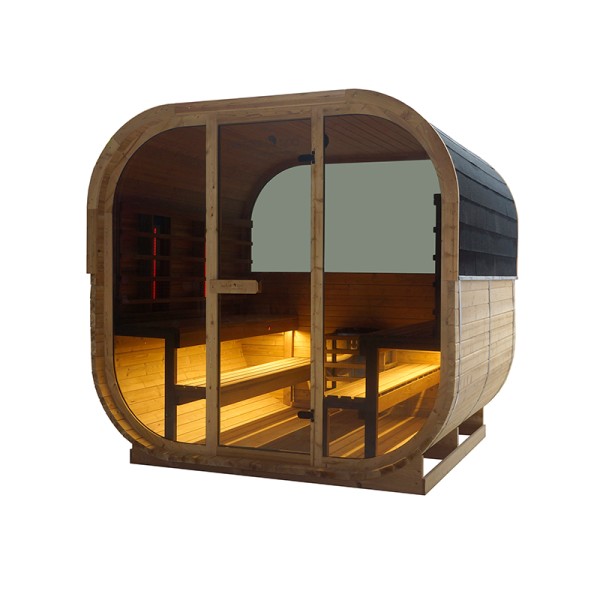 Outdoor Infrarot-Kombi-Sauna Borkum