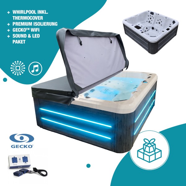Paket Outdoor Whirlpool New York Exclusive inkl. Thermoabdeckung