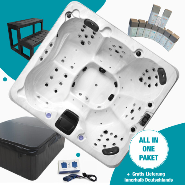 Aktion Outdoor Whirlpool Phoenix Premium All in One Paket